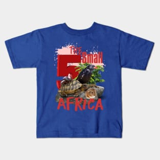 Africa's SMALL Five Animals Kids T-Shirt